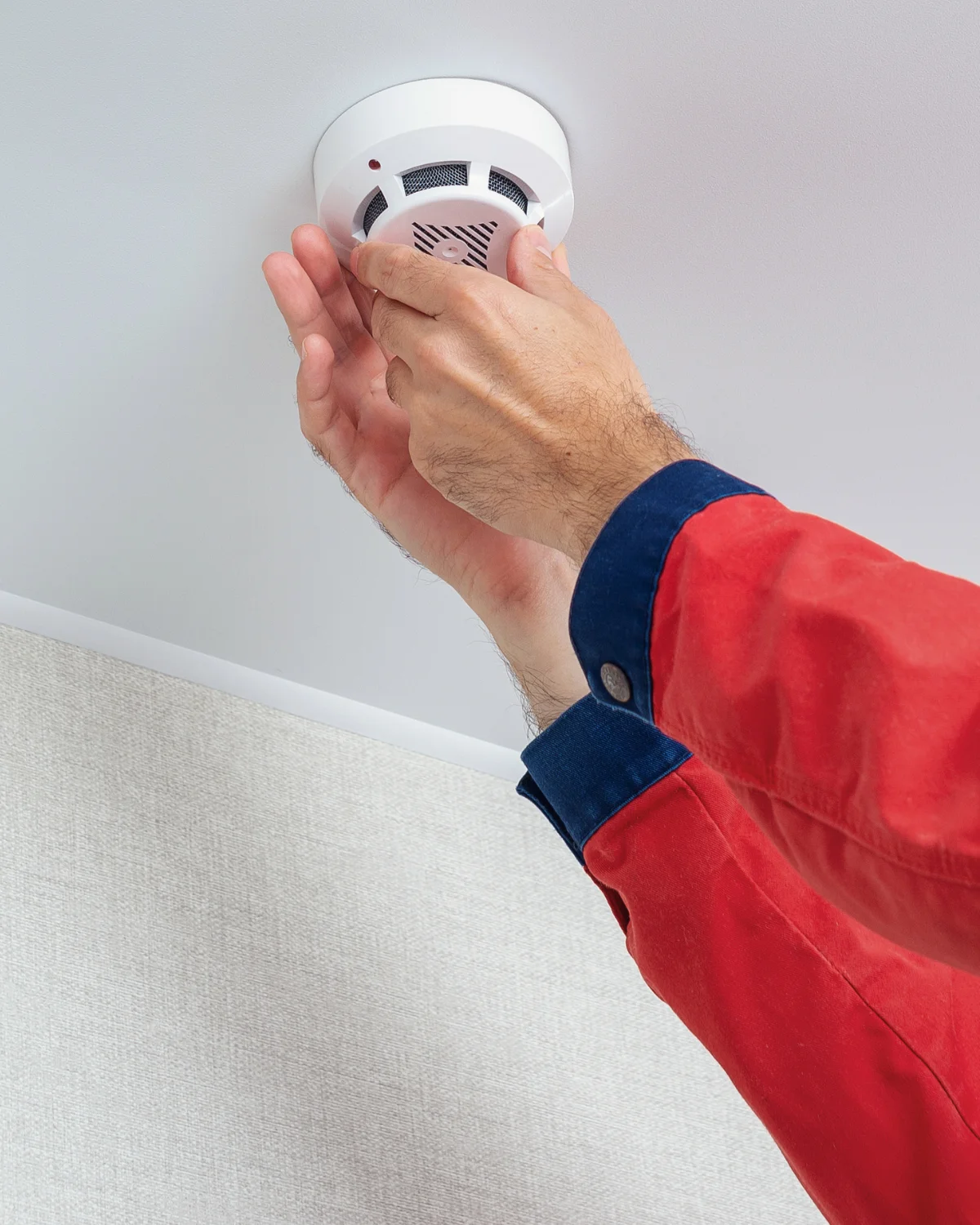 Australia Family Fire Safety technician at a Melbourne home